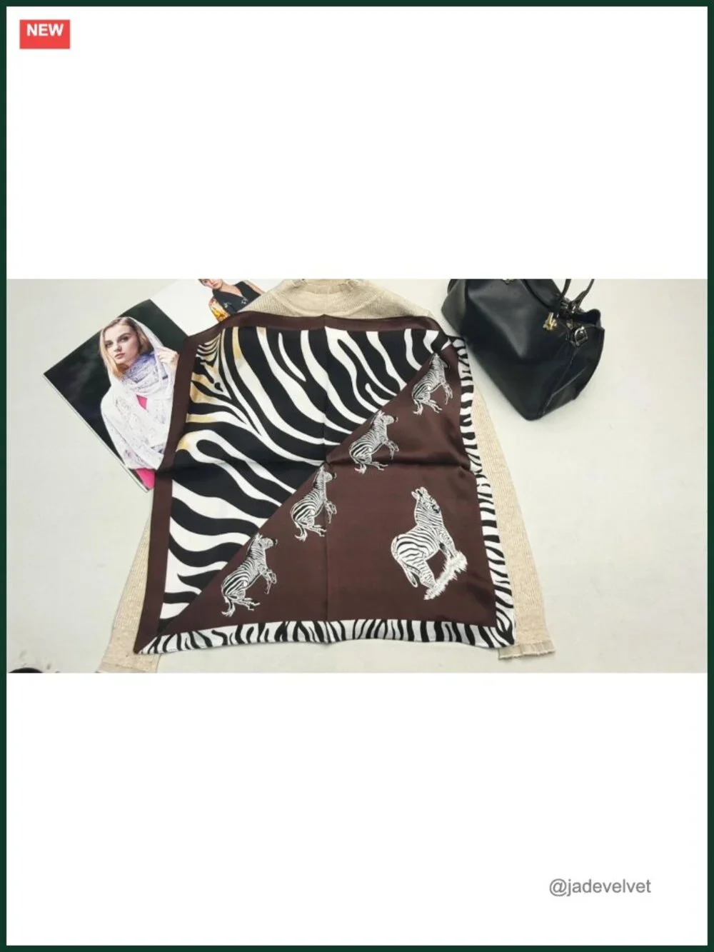 100% Mulberry Silk Neck Scarf 21